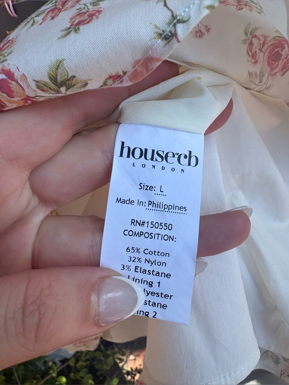 HOUSE OF CB Jasmine Strapless Satin Corset Dress in Rose Print New with Tags! - Picture 11 of 13